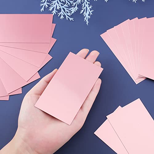 NBEADS 20 Pcs 0.5mm Thick Metal Business Card - Image 3