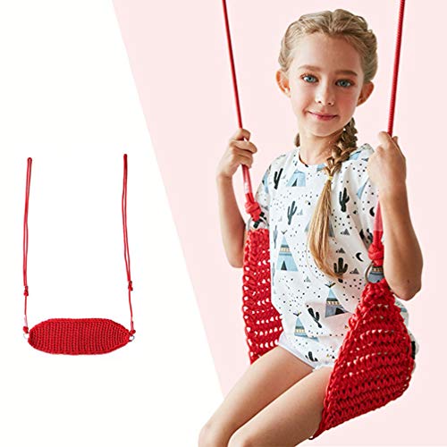 NICEXMAS Cadeira de Balanço Infantil Cadeira de Balanço Interna Corda Ajustável Ao Ar Livre Fora de