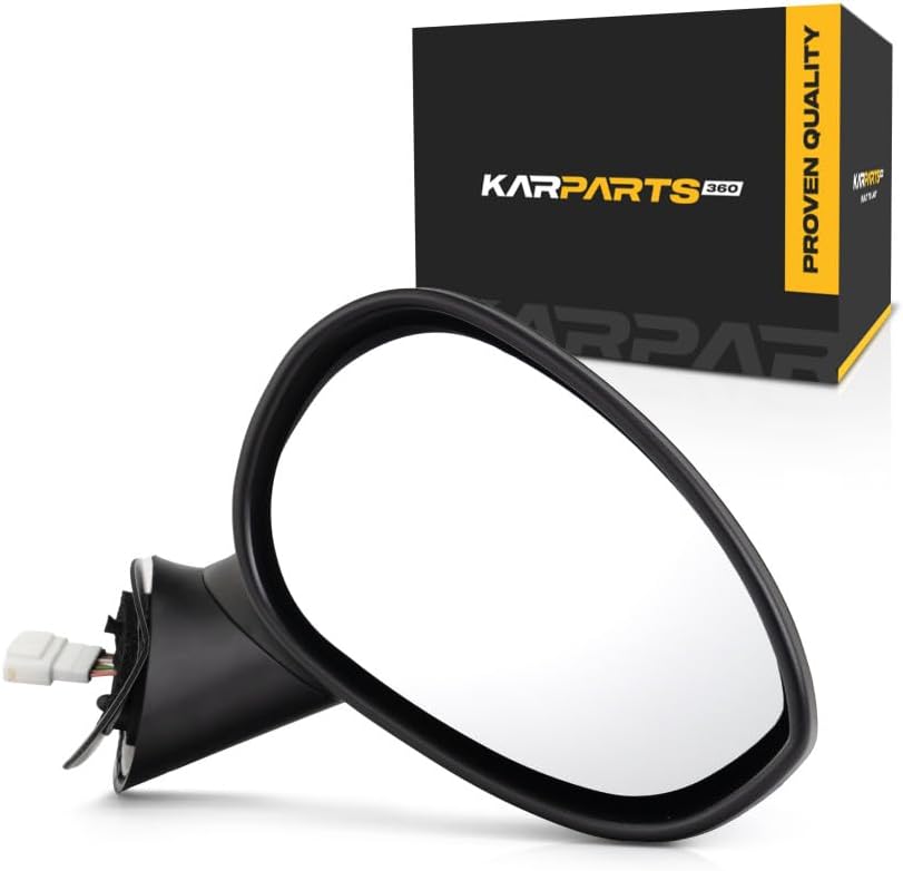 For Fiat 500 2012-2019 Door Mirror Passenger Side | Power | Heated | Paint to Match | Replacement For FI1321100 | 5182468AC