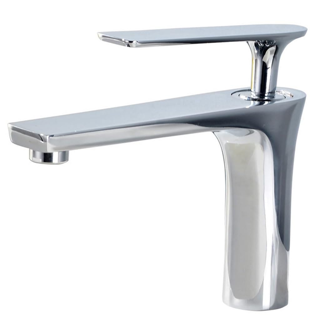 Robinet lavabo salle de bains chaud et froid mitigeur de comptoir mécanique