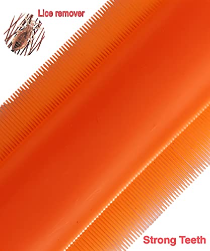 CARELY Lice Comb and Nits Removal Comb, Pack of 3, Multicolor - Image 4