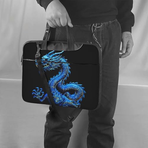 Maletín computadoras Dragon chino negro 13 pulg miniatura 2