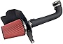 Cold Air Intake Kit W/Filter High Performance for 2014-2020 Chevy/GMC/Cadillac (Silverado 1500, Suburban, Tahoe, Sierra 1500, Yukon, Yukon Denali, Escalade) V8 5.3L 6.2L (Black & Red)