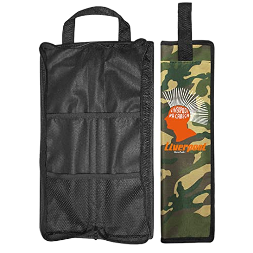 Kit Baquetas 7a 5a Feltro + Bag Baquetas Com02 Liverpool