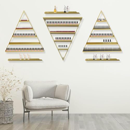 Support de rangement pour bouteilles de vernis suspendu pour sublimer votre salon de coiffure