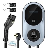 MAX GREEN Level 2 EV Charger 48 Amp, EV Chargers for Home 240V, Wi-Fi Enabled, 11.5kW Electric Vehicle Fast Charging Stations, EVSE J1772 with NEMA 14-50 Plug, 23' Cable, Energy Star/UL/ETL