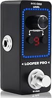 Versatile Looping: The M-VAVE loop pedal is designed specifically for electric guitarists, offering a wide range of looping capabilities. Create intricate loops, layer multiple tracks, and experiment with different soundscapes effortlessly.M-VAVE Loo...
