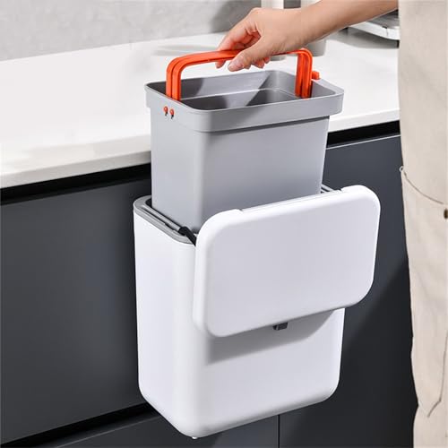 Caneca colgante de compostaje para bajo fregadero 9L miniatura 7