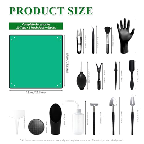 Set 30 Piezas de Herramientas para Jardinería de Suculentas miniatura 5