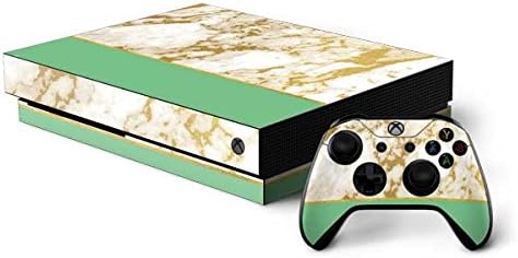 Skinit Decal Gaming Skin Compatible with Xbox One X Bundle - Originally Designed Pastel Marble Design