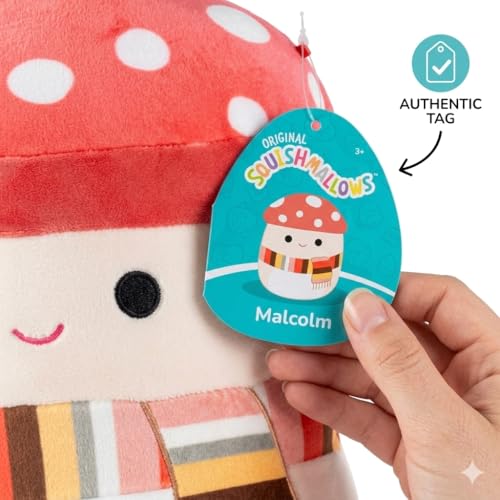 Image of Squishmallows 10-Inch Halloween Fall Malcolm Mushroom Jazwares Plush
