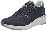 Innenmaterial: textil bugatti Damen 431A2L025455 Sneaker, Metallisch Dunkelblau, 38 EU