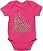 Shirtracer Baby Karneval und Fasching Kostüm - Kölner Dom Konfetti - 1/3 Monate - Fuchsia - Karneval - BZ10 - Baby Body Kurzarm für Jungen und Mädchen