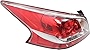 Evan-Fischer Tail Light Assembly Compatible with 2013 Nissan Altima Halogen/Standard Type Sedan Driver Side