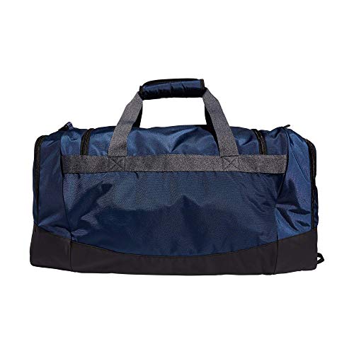 adidas Defender 4 Medium Duffel Bag, Crew Navy/Black/Alumina/Vivid Red