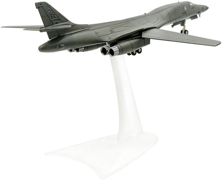 1:200 B-1B Fighter Jet Model, Metal Pre-Assembled Diecast Airplane Models for Display or Collection, Highly Simulation Aircraft, Age 14+.