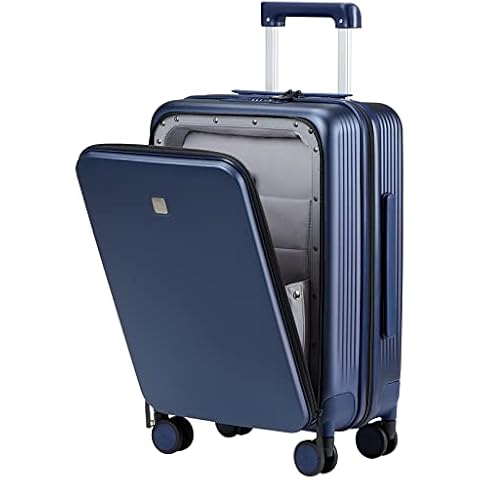 Hanke 20 Inch Cabin Suitcase with Laptop Pocket Cover
