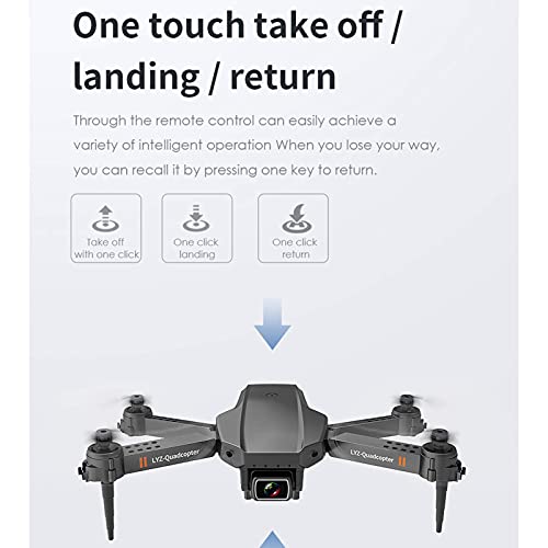 ZHCJH Drohne mit 4k HD Dual Kamera WiFi FPV Mini Drohne Faltbare Quadcopter Drohne Kinder Spielzeug Geschenk – Bild 7