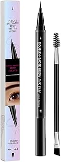 Lápiz de cejas líquido de doble extremo, colo...