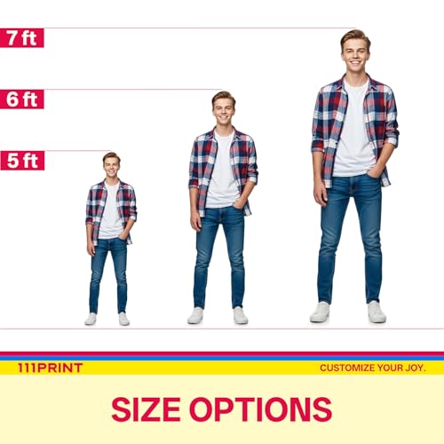 Life Size Cardboard Cutout, 5-7ft Standup, Personalized Cutouts for Parties, Weddings, Birthday, Graduations, Custom Standee Cut Out for Event Decorations, Photo Gifts - Image 4