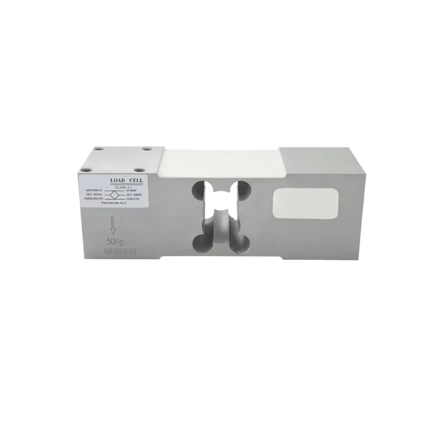 Single Point Weighing Sensor Load Cell for Large Countertop Electronic Scales Mechanical Equipment 0-500KG,for Impact Force Measurement Industrial Testing(500kg)