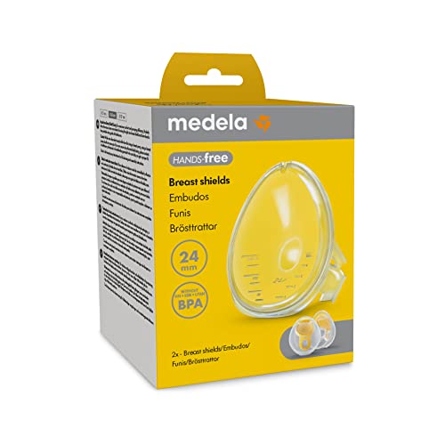 Medela Coppe per il Seno Hands-Free, 2 Coppe per il Seno, senza BPA, Accessori per Tiralatte Hands-Free, Accessori per Coppe Raccoglilatte Hands-Free