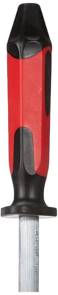 Dick - Affilacoltelli standard in rosso/nero (forma di trazione/lunghezza: rotonda/30 cm)