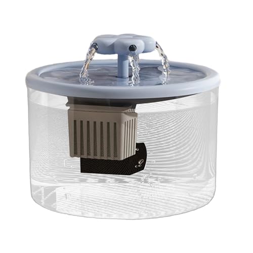 Genérico Fuente De Agua para Mascotas 1.2L,Dispensador Automático De Agua - Cuenco De Aguaa Silencioso para Cocina Sala De Estar Dormitorio Interior Apartamento Zona De Juego