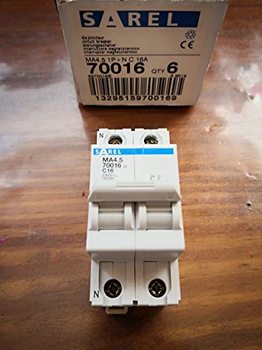 Magnetotérmico 1P+N 2 módulos 16A