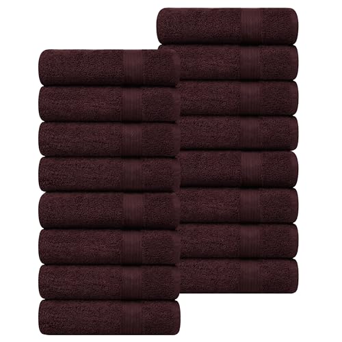 Ample Decor 16-Pack Bath Towels 600 GSM 100% Cotton 30 x 54