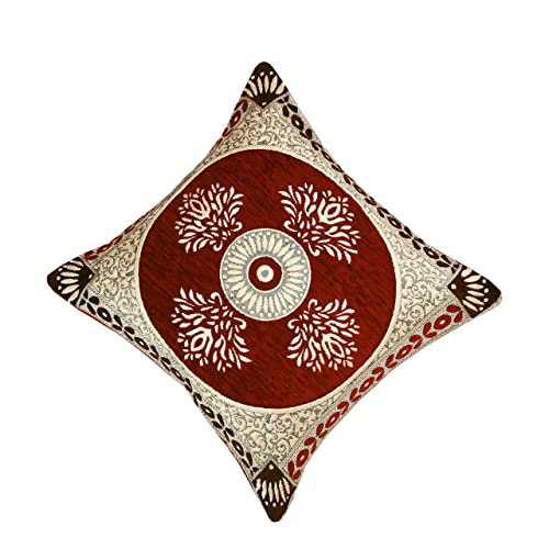 Image of SAWNA Homes Sofa Cover with Cushion Cover 3 Seater and 2 Seater - Chenille Velvet Sofa Covers Set of 10 Pcs 5 Seater - 3+1+1 Panels for Home Living Room Sofa Couch Decor (Coffe)