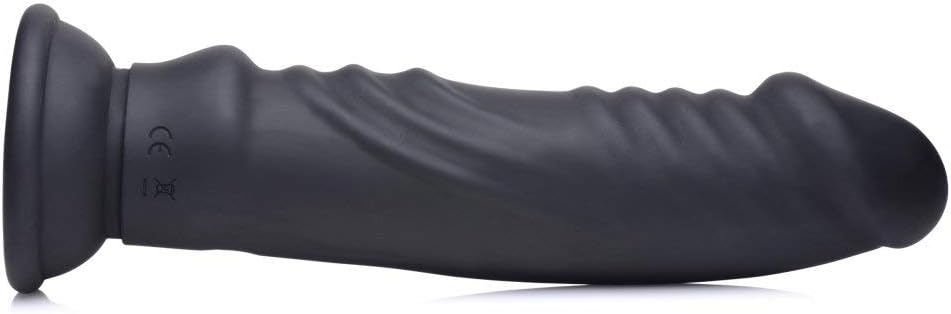 E-Stim Pro 5X Vibrating Dildo with Remote Control Black
