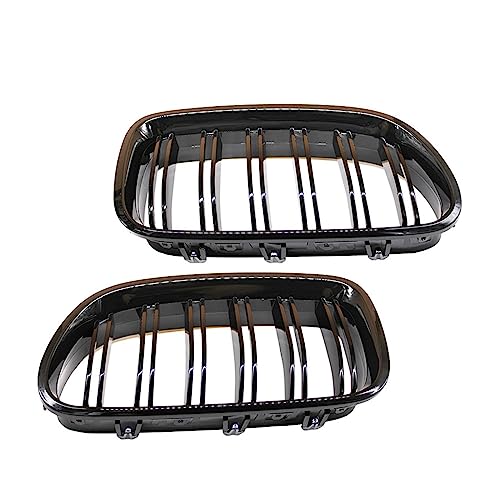 Parrilla delantera negra brillante para Serie 5 F10 y F11, compatible con 520d y 540i.