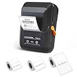 SUPVAN T50M Pro Version 2 Bluetooth Label Maker Machine with 3 Tapes, Wide Waterproof Label, Versatile App with 30+ Fonts and 660+ Icons, Inkless Labeler for Home, Kitchen, School, Office Organization