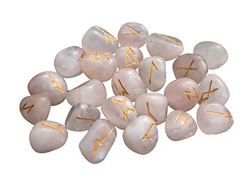 Runes en quartz rose contre le stress : 25 pierres de guérison