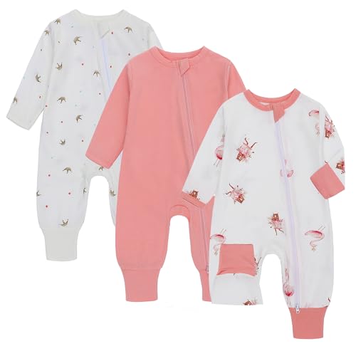 amo nenes 3er Pack Baby Strampler Neugeborene, Baby Jungen Mädchen...