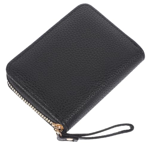 Fashionable Zipper Clutch Wallet for Women Card Organizer with Multiple Slots Elegant PU Purse for Travel and Daily Use