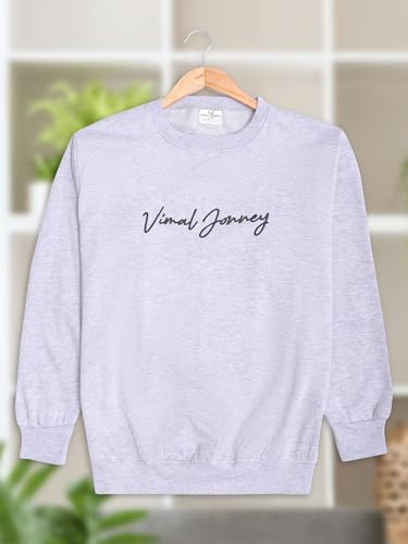 Image of Mack Jonney Fleece Regular Fit Printed Round Neck Sweatshirt for Men-MACK639320