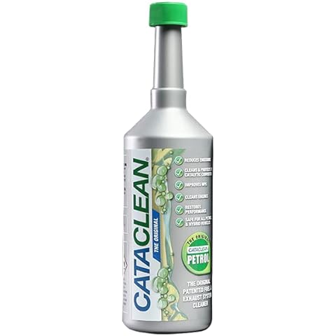Cataclean Petrol | Complete Fuel & Exhaust Cleaner | Catalytic Converter, Valve & Injector Cleaner | Fuel Additive Formulated for Performance & Fuel Efficiency | Pre MOT Emissions Reducer | 500ml Cover