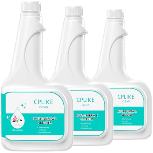Floor Cleaning Solution Compatible with eufy C28 Omni C20 X10 Pro Omni X8 Pro G series L Series Robot Vacuums Dilution Ratio 1:200 473 ml /15.99 fl oz for Multi-Surface Hard Floor(3 Bottles)