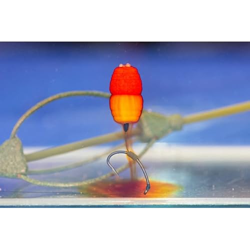 Haldorado Tornado Wafters Pellets Boilies Bait, Carp Feeder Fishing, Special Shape, 100% Biodegradable,12 mm wide and 11 mm long, Pink-Orange, Squid & Peach 30 Grams - Image 4