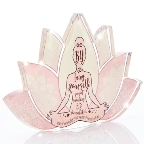 Yoga Lover Acrylic Decor Sign for Instructors and Teachers