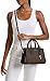 Michael Kors Laila Small Satchel, Gold-Tone Hardware/Brown/Black