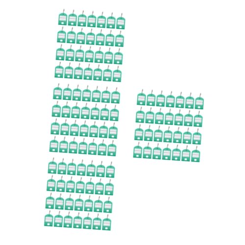 Étiquettes de clé plastique colorées organisation clés hôtels lot 50 pièces