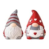 2 Stück Weihnachts Salz Und Pfefferstreuer Set Keramik Salzstreuer Gewürzstreuer Küchendekorationen (Weihnachtsmann)