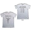 Nirvana T Shirt in Utero Tour Band Logo Official White XXL #3