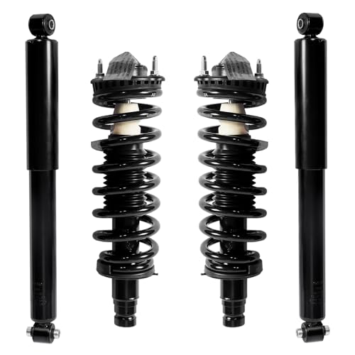 Tiezful 4PCS Front & Rear Strut Assembly Fits for Jeep
