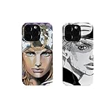 ジョジョの奇妙な冒険 スマホケース ジョニィ・ジョースター ジャイロ・ツェペリ スティール・ボール・ランiPhoneケース 携帯カバー スマホ 軽量 PC TPU 保護 キズ防止 多機種 耐衝撃 滑り止め 誕生日 プレゼント 周辺 萌グッズ (iPhone15,ジャイロ・ツェペリ)