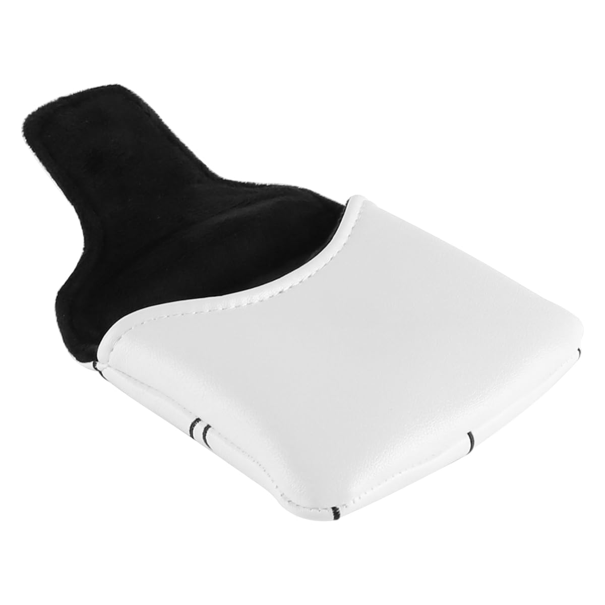 Funda De Cabeza De Putter para Palo De Golf Bordado De Araña Negra Y Roja Funda De Cabeza De Putter De Mazo Cuadrado para Palo De Golf Funda De Cabeza De Putter Magnética para Palo De Golf