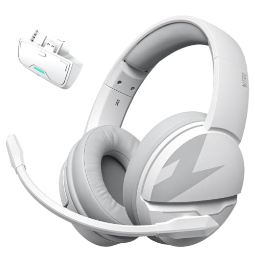 Image of Acer 2.4Ghz Wireless Gaming Headset for Xbox Series X|S & Xbox One,Stable & 15ms Ultra-Low Latency,100Hr Battry, Bluetooth Gaming Headphones with Noise Canceling Mic for PS5,PC,Laptop, Mobile White